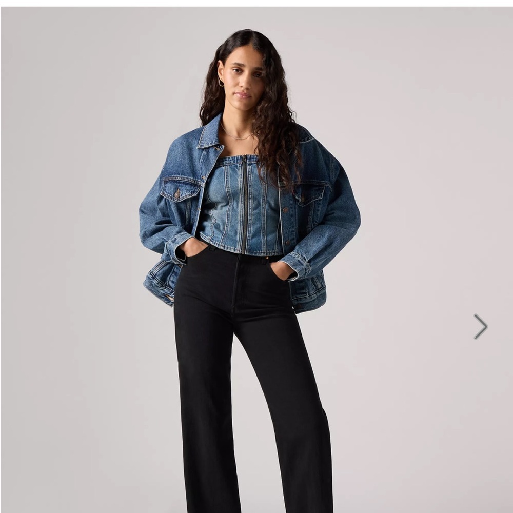 Levi's Women's Black Straight Leg Jeans
